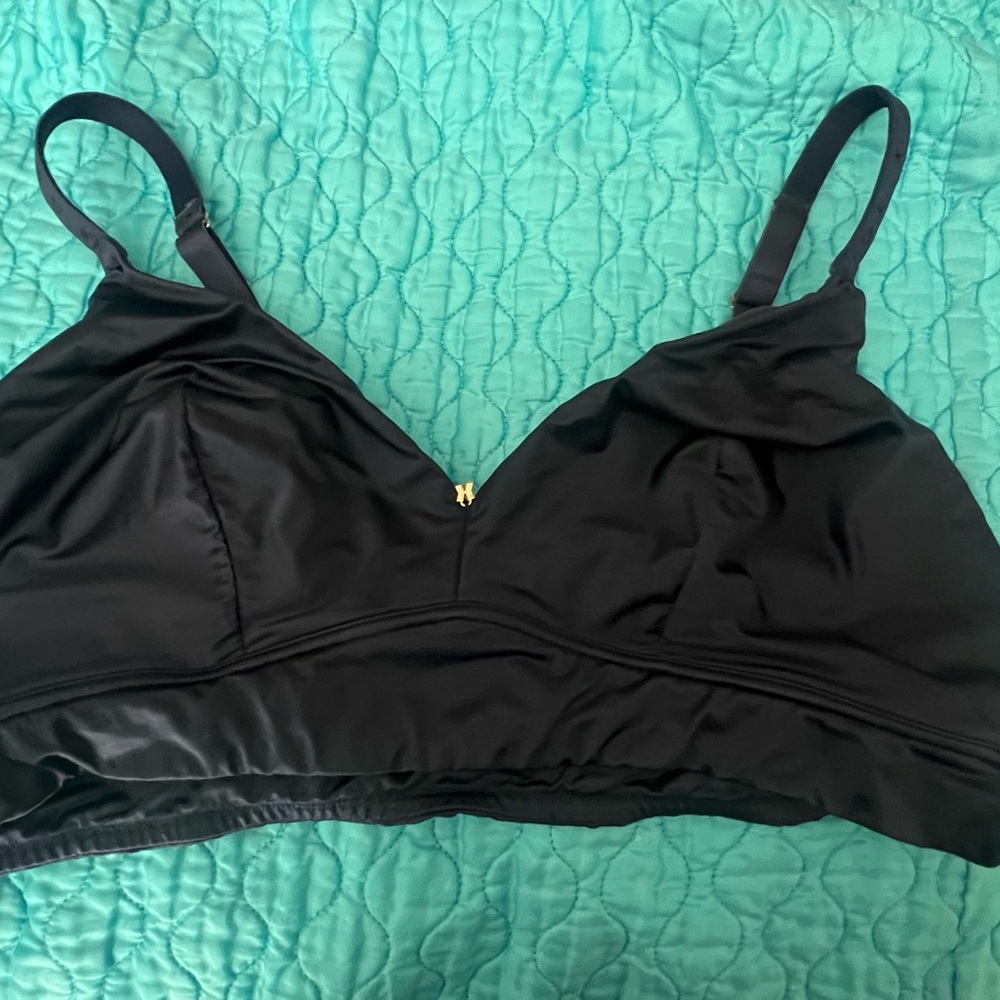 Savage X Fenty Blue Bralette with Racerback Design and Medium Support